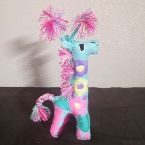 Colorful Plush Giraffe Toy ( Box ED )